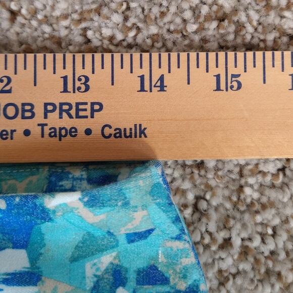 Lisette L Montreal Pull-On Pants Size 6 Blue Abstract Slim - Picture 7 of 10